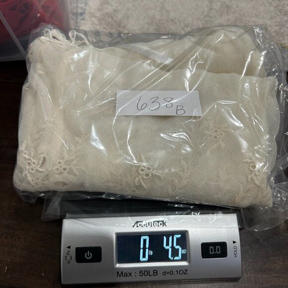 Monteau Los Angeles Lightweight Sheer Lace Embroidered Kimono Cardigan Size L Bo - Picture 9 of 9